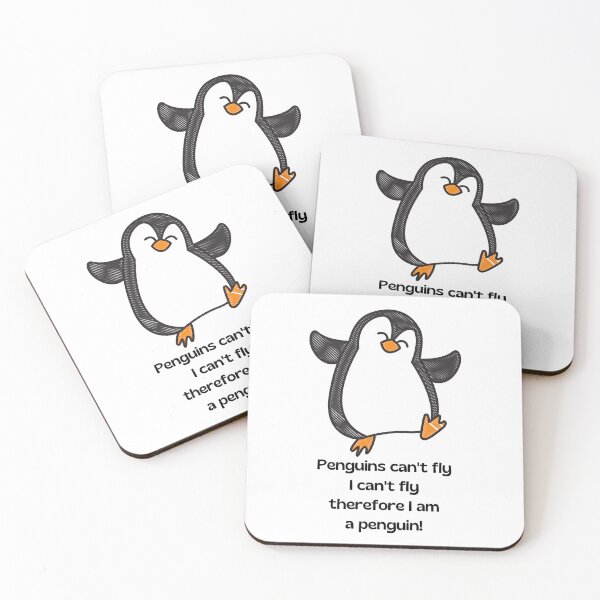Item preview, Penguins can't fly designed and sold by Selinasimea.