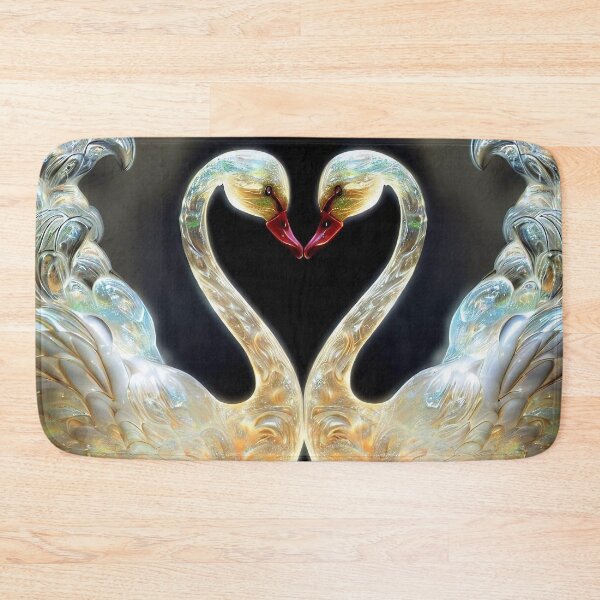 Item preview, Crystal Clear Love - Two Glass Swans designed and sold by Girih.