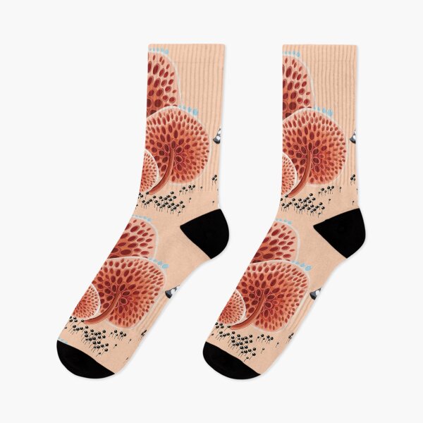 Item preview, Group of orange mushrooms designed and sold by Alex  Blud.