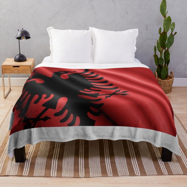 Artikelvorschau, Albanische Flagge entworfen und verkauft von SvarunPogani.