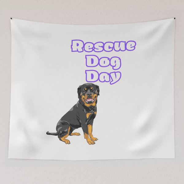 Item preview, Rescue Dog Day designed and sold by Simo0455.