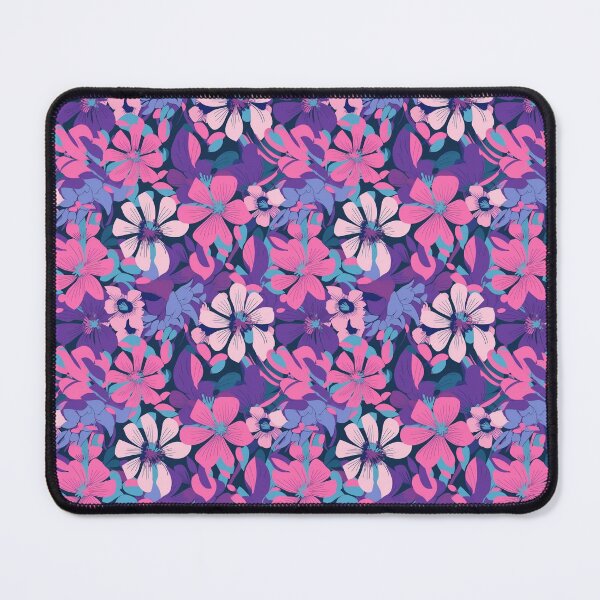 Item preview, subtle bi pride floral groovy pattern designed and sold by zaykovadesigns.
