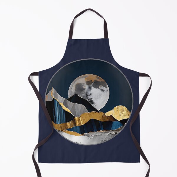 Item preview, Rustic Metallic Moonlit Peaks designed and sold by TheArtMage.