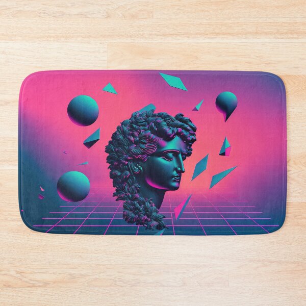 Item preview, Geometric Dreamscape: A Vaporwave Tribute to Classical Beauty designed and sold by Mullet Monkey.