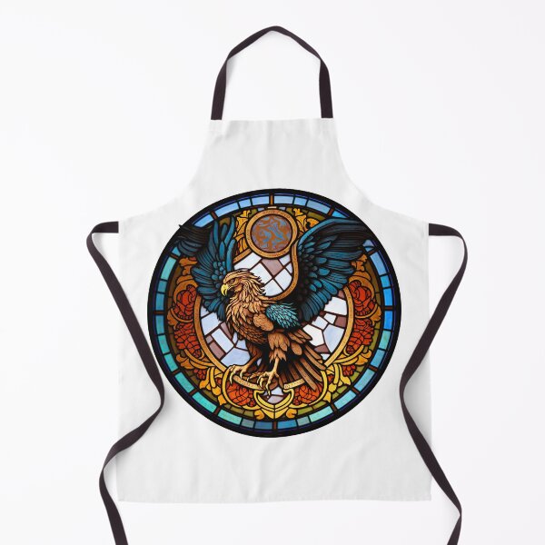 Item preview, Stained Glass of an Eagle in a Circle designed and sold by Kalligraphika.