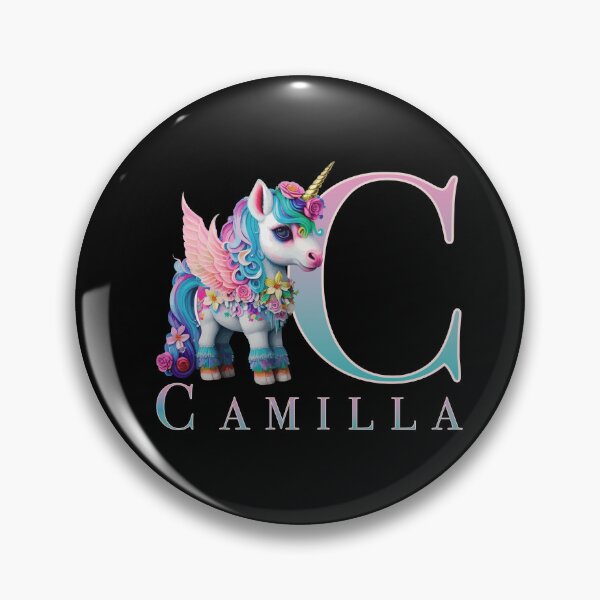 Item preview, Camilla name with a cute unicorn designed and sold by Lubellebubble20.