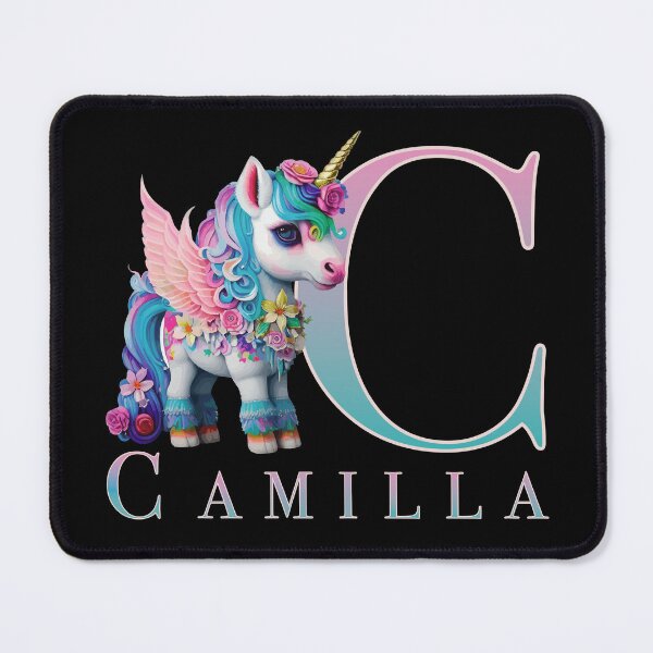 Item preview, Camilla name with a cute unicorn designed and sold by Lubellebubble20.