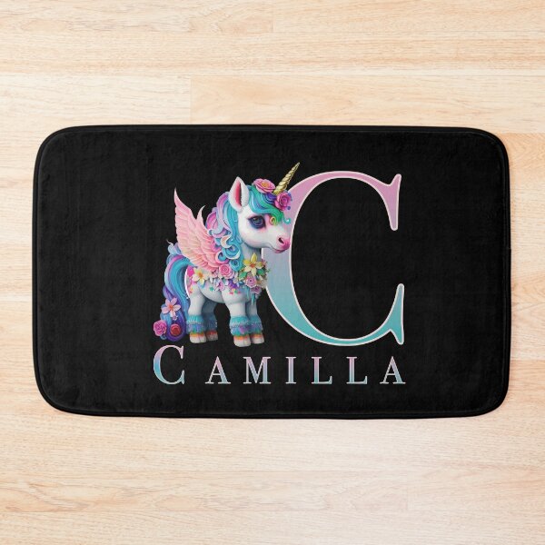 Item preview, Camilla name with a cute unicorn designed and sold by Lubellebubble20.