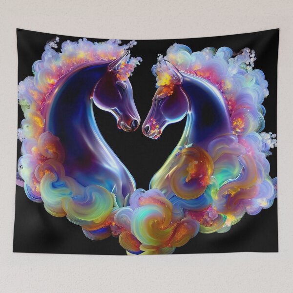 Item preview, Loving Horses - Two bright souls designed and sold by Girih.