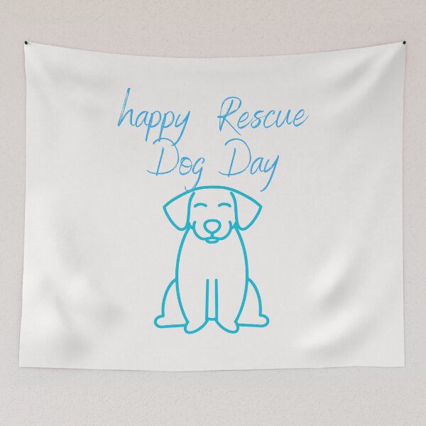 Item preview, Happy Rescue Dog Day designed and sold by Simo0455.