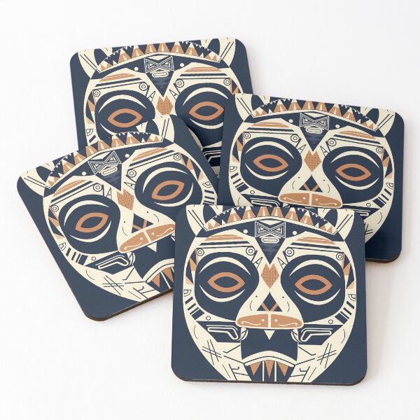 Item preview, Abstract panda bear face designed and sold by randrdesign.