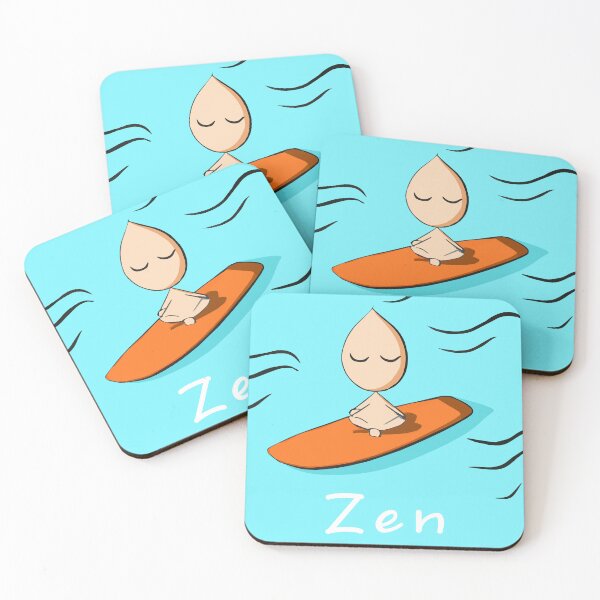 Item preview, Zen in the Waves Paddle Boarding designed and sold by kenix73.