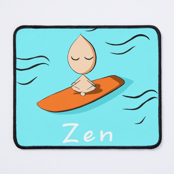 Item preview, Zen in the Waves Paddle Boarding designed and sold by kenix73.