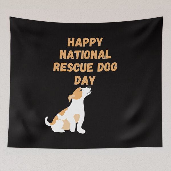 Item preview, Happy Rescue Dog Day designed and sold by Simo0455.