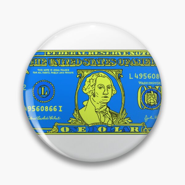 Item preview, Blue and Yellow Taped One Dollar designed and sold by Funny Banana.