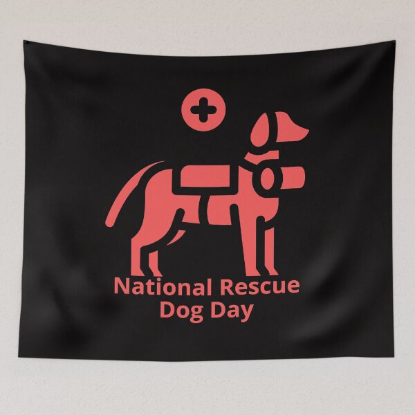Item preview, Rescue Dog Day designed and sold by Simo0455.