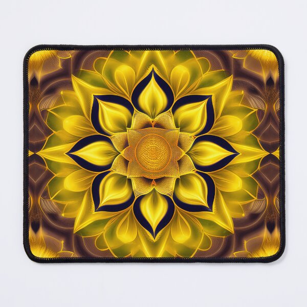Item preview, Empire Yellow Lotus Abstract Design Pattern designed and sold by iDWebArt.