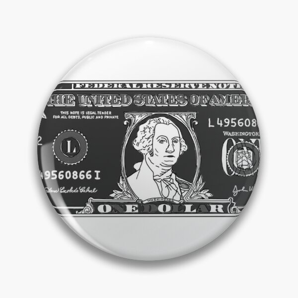 Item preview, White and Black Taped One Dollar designed and sold by Funny Banana.