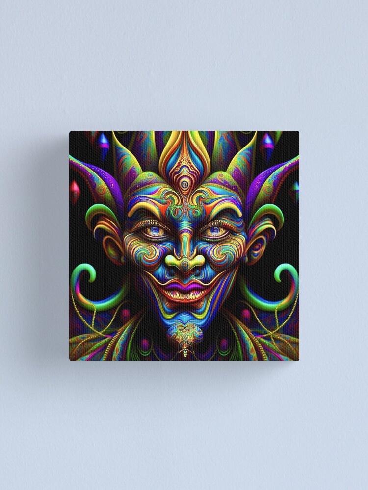 DMT Jester hot - Canvas Print