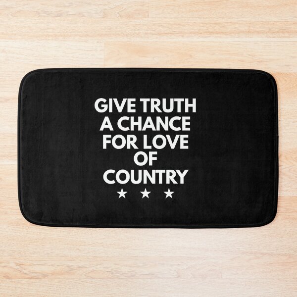 Item preview, Give truth a chance in white designed and sold by Politics-Corner.
