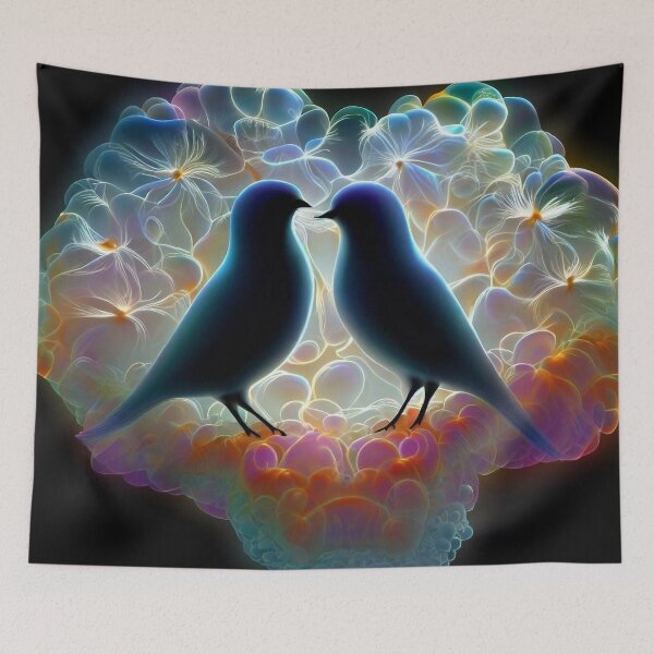 Item preview, Two birds - A radiant couple designed and sold by Girih.