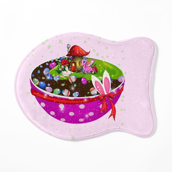 Magical Easter Fairy Garden Created By Hope the Fairy™ Cat Mat