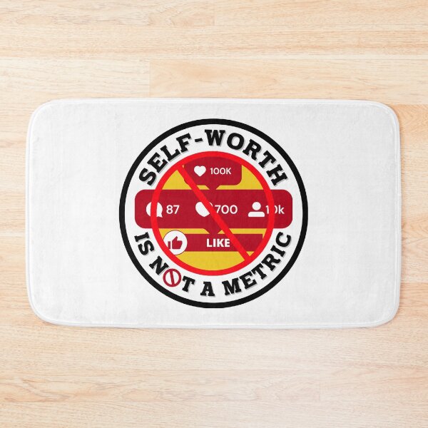 Item preview, Self-Worth Is Not a Metric on Social Media designed and sold by MPC-Mince-Pies.