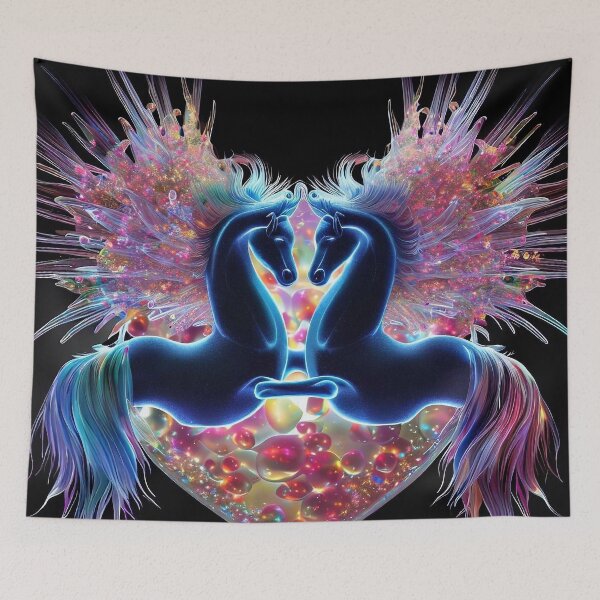 Item preview, United Hearts - Two horses united in love designed and sold by Girih.