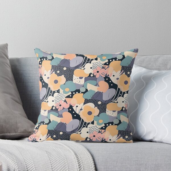 Item preview, Pastel Garden: A Memphis Pattern of Delicate Blooms designed and sold by Banded-Canyon.