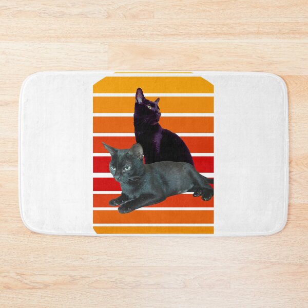 Item preview, cat daddy black cat vintage eighties style cat retro designed and sold by Echo Aesthetics.