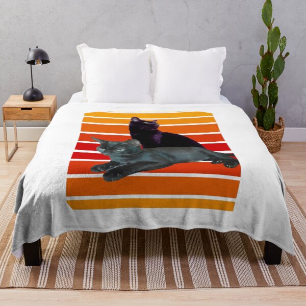 Item preview, cat daddy black cat vintage eighties style cat retro designed and sold by Echo Aesthetics.