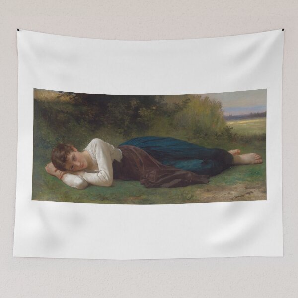 Item preview,  William-Adolphe Bouguereau  Le Repos (Jeune Fille Couchée) designed and sold by TeeARTHY.