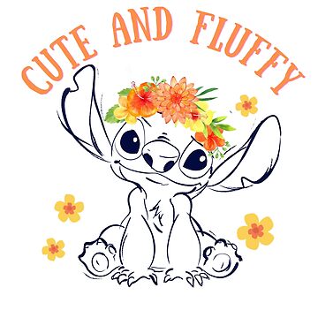 ★2023FW新作★ROMANTIC CROWN★STITCH SLOGAN FLOWER CREWNECK Disney Lilo & Stitch Floral Crewneck - BoxLunch Exclusive