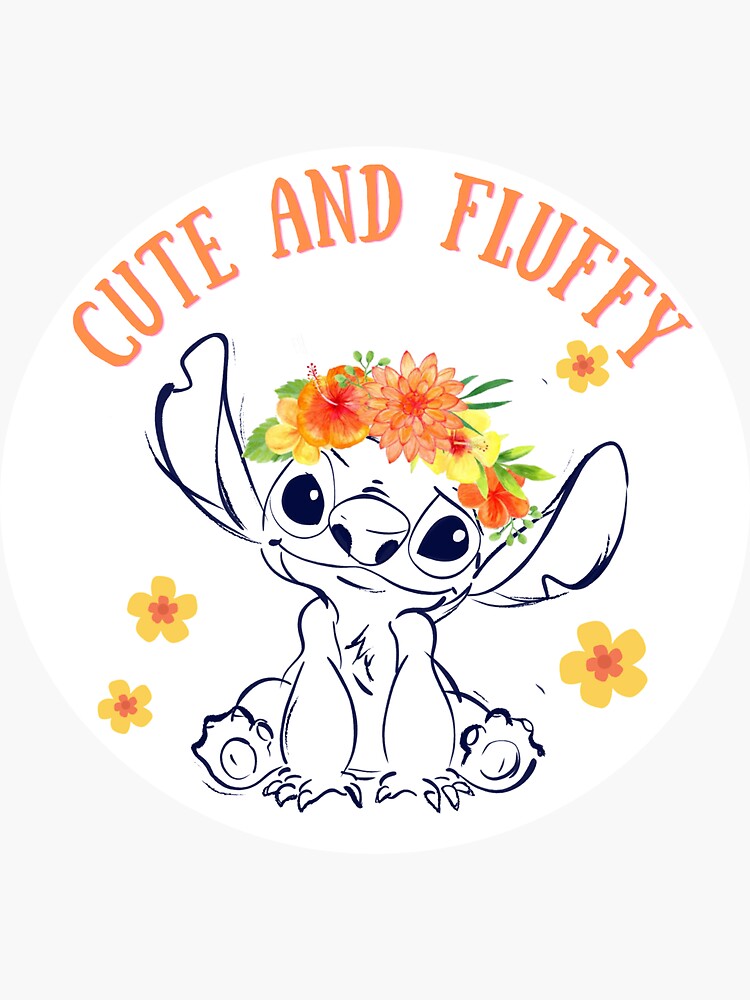Stitch flower crown - cute and fluffy