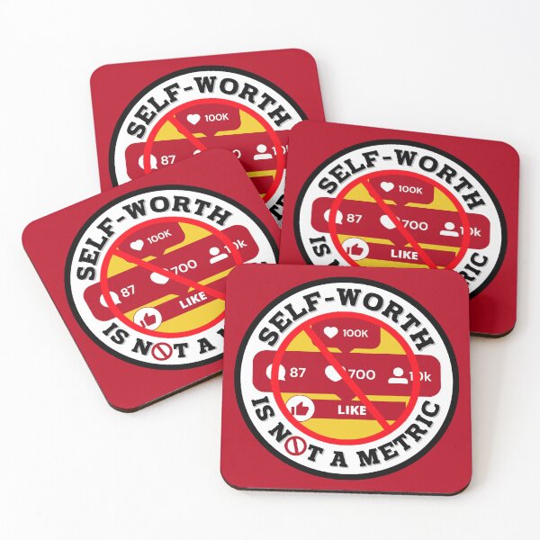 Item preview, Self-Worth Is Not a Metric on Social Media designed and sold by MPC-Mince-Pies.