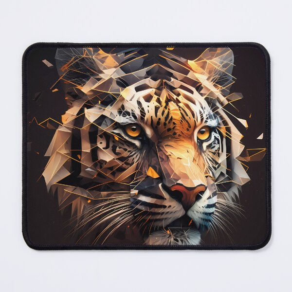 Item preview, Futuristic tiger head designed and sold by SMILE88.