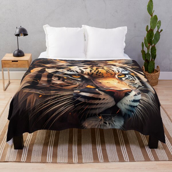 Item preview, Futuristic tiger head designed and sold by SMILE88.