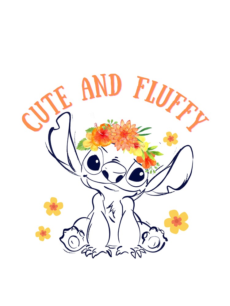 Stitch flower crown - cute and fluffy