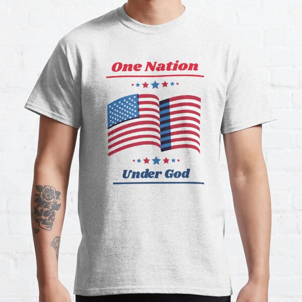 One Nation Under God Los Angeles Rams Team Super Bowl T-Shirt - Anynee