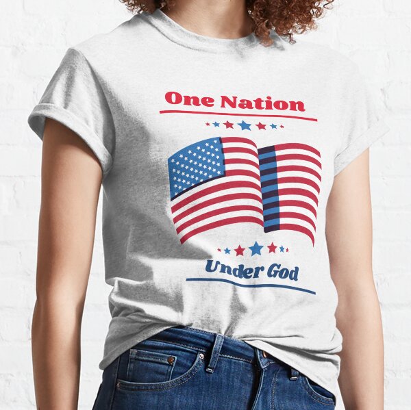 Funny Indianapolis Colts one nation under god American flag shirt