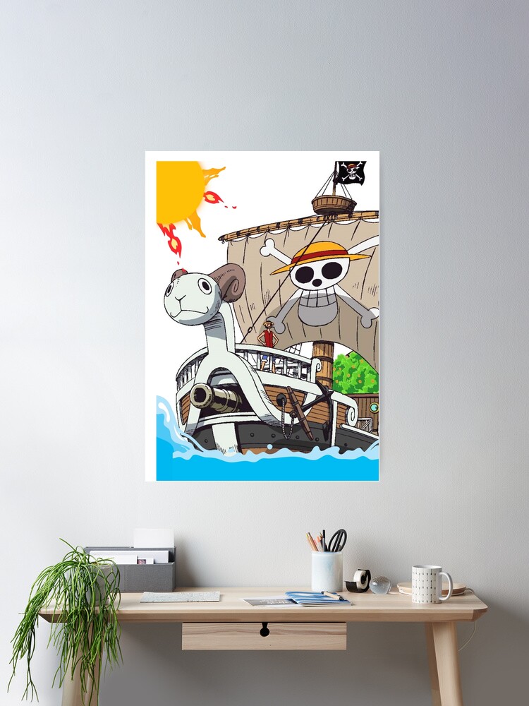 going merry one piece boat Poster for Sale by AnimeTwins