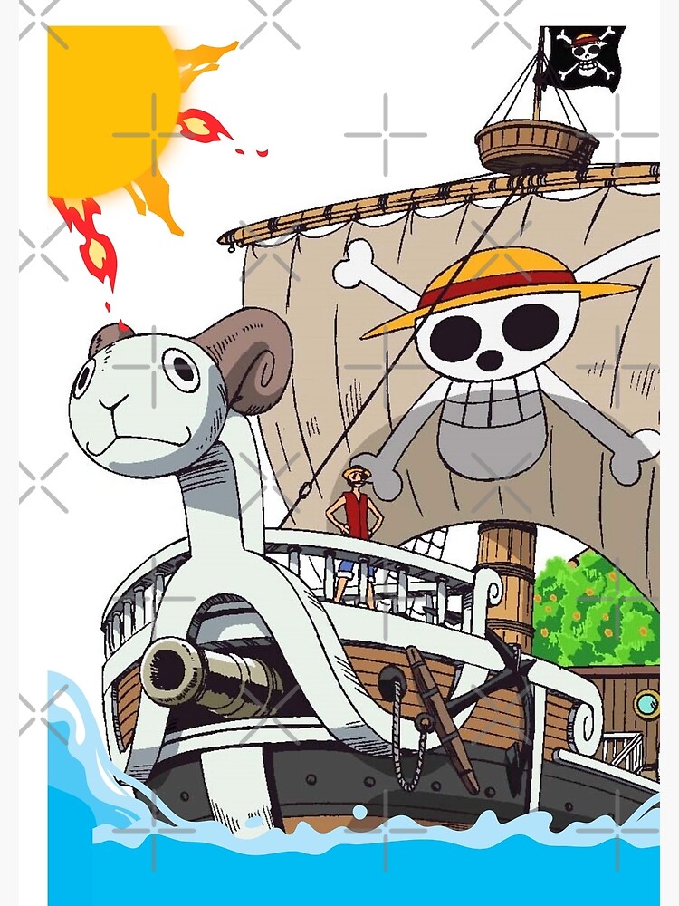 going merry one piece boat Poster for Sale by AnimeTwins