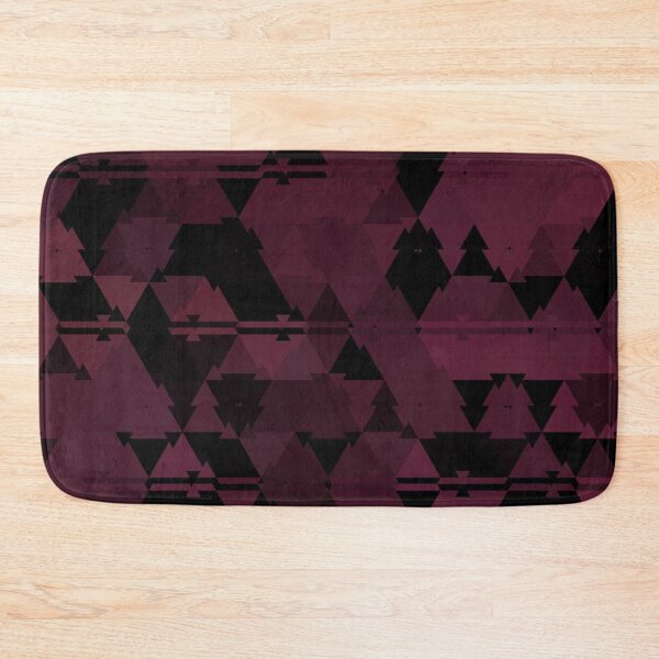 Item preview, Abstract art polygonal 3D geometric triangles in Violet, brown and pink designed and sold by mennawagih7.