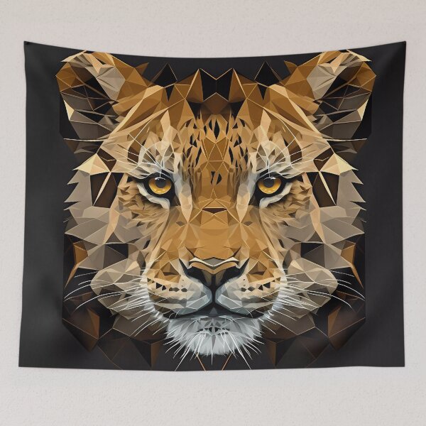Item preview, Futuristic tiger head designed and sold by SMILE88.
