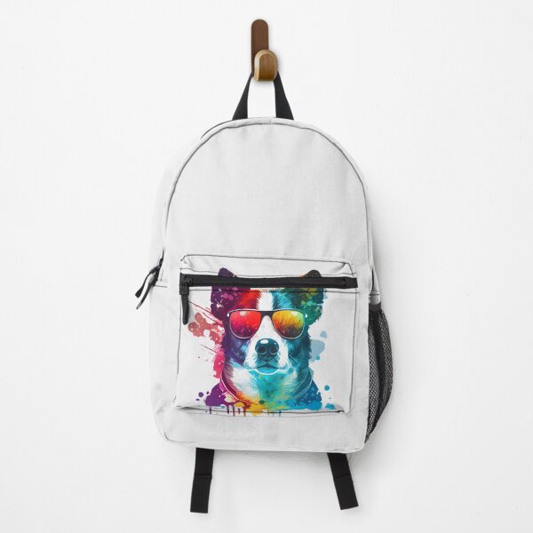 Item preview, Colorful cool Siberian Husky dog with sunglasses designed and sold by MLArtifex.