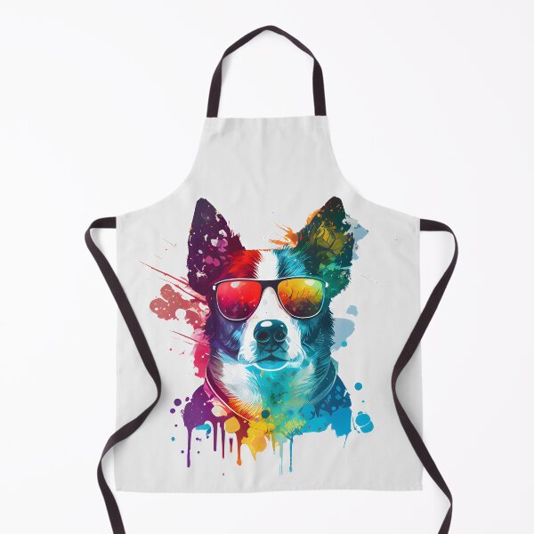 Item preview, Colorful cool Siberian Husky dog with sunglasses designed and sold by MLArtifex.