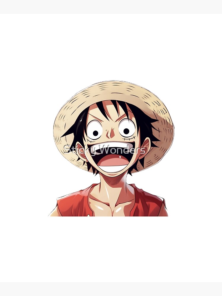 Sticker de CaporalMandale sur one piece pirate monkey d luffy chapeau  paille mini petit