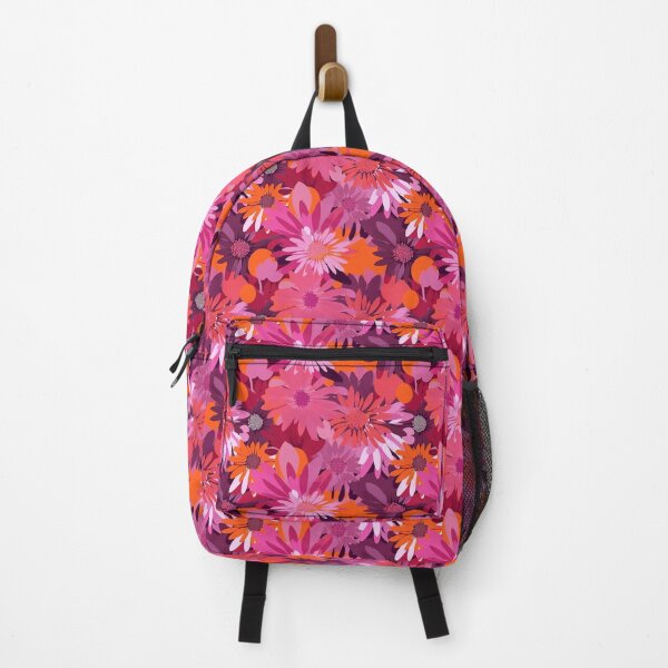 Item preview, lesbian pride floral groovy pattern designed and sold by zaykovadesigns.