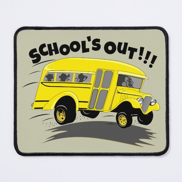 Item preview, School's Out! Vintage School Bus with Monkeys designed and sold by Glenn Mueller.