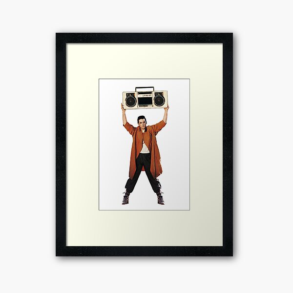 Item preview, SAY ANYTHING John Cusack holds up a boombox boom box Lloyd Dobler and Diane Court Ione Skye Peter Gabriel In Your Eyes iconic moment 1989 movie movies film 80s  stereo  designed and sold by starkle.